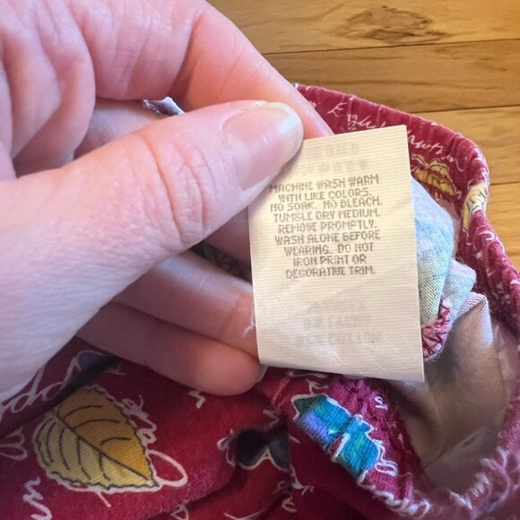 Vintage 1990s Floral Oshkosh B'Gosh‎ Leggings - Picture 3 of 4